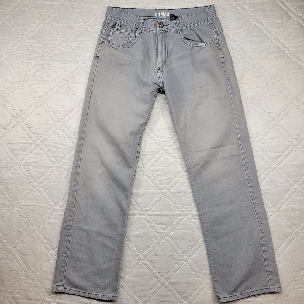 KOMAN distressed blue jeans‎ size 32X32